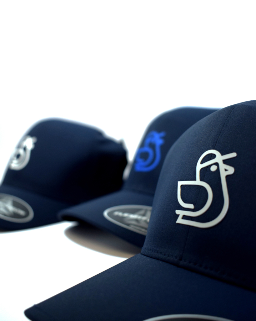 Premium Icon Navy Cap - Blue Logo - Dufftail