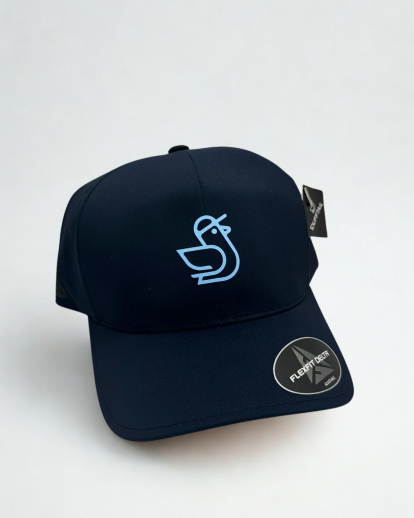 Premium Icon Navy Cap - Blue Logo - Dufftail