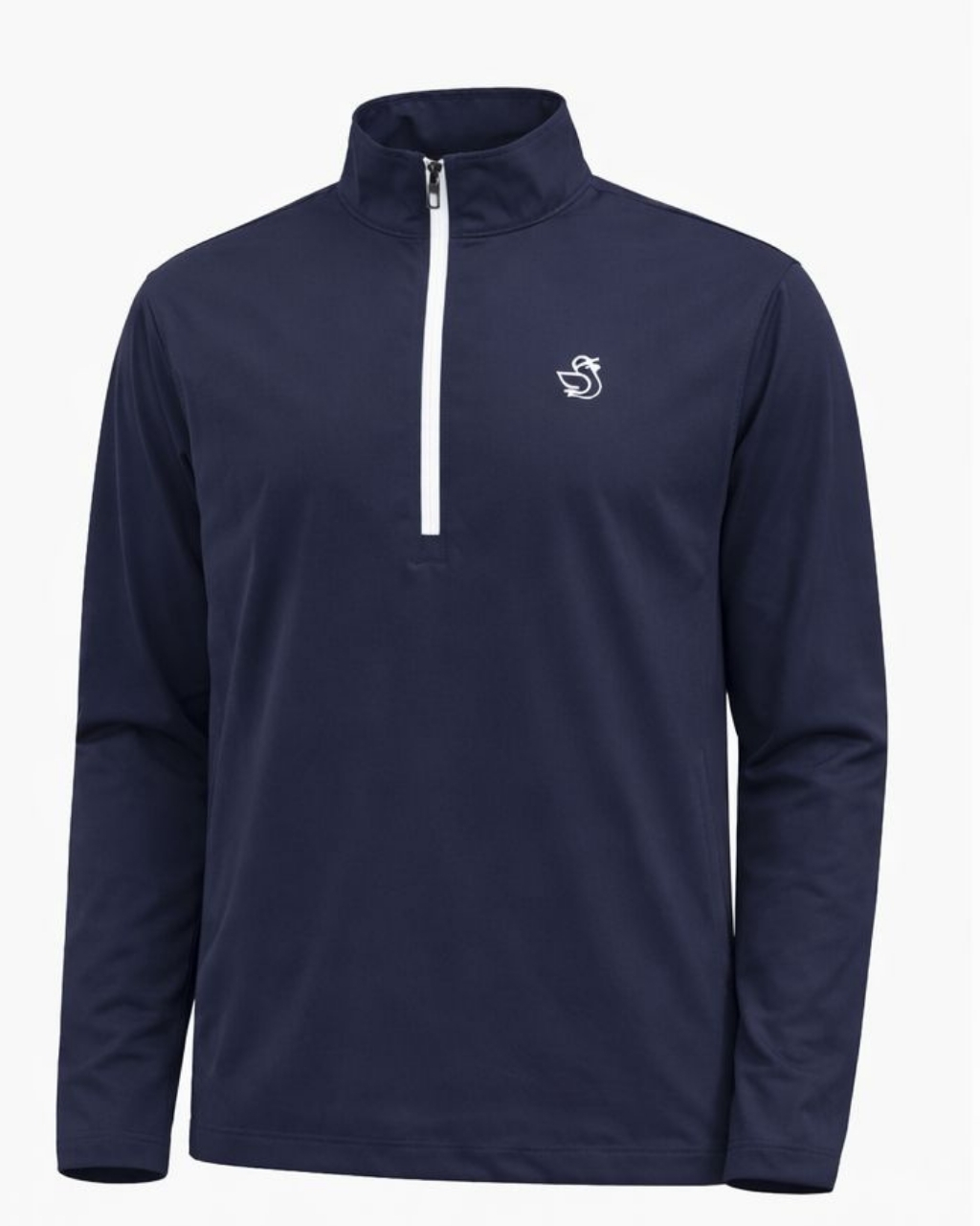 Lightweight Navy 1/4 Zip Jacket - Image 3