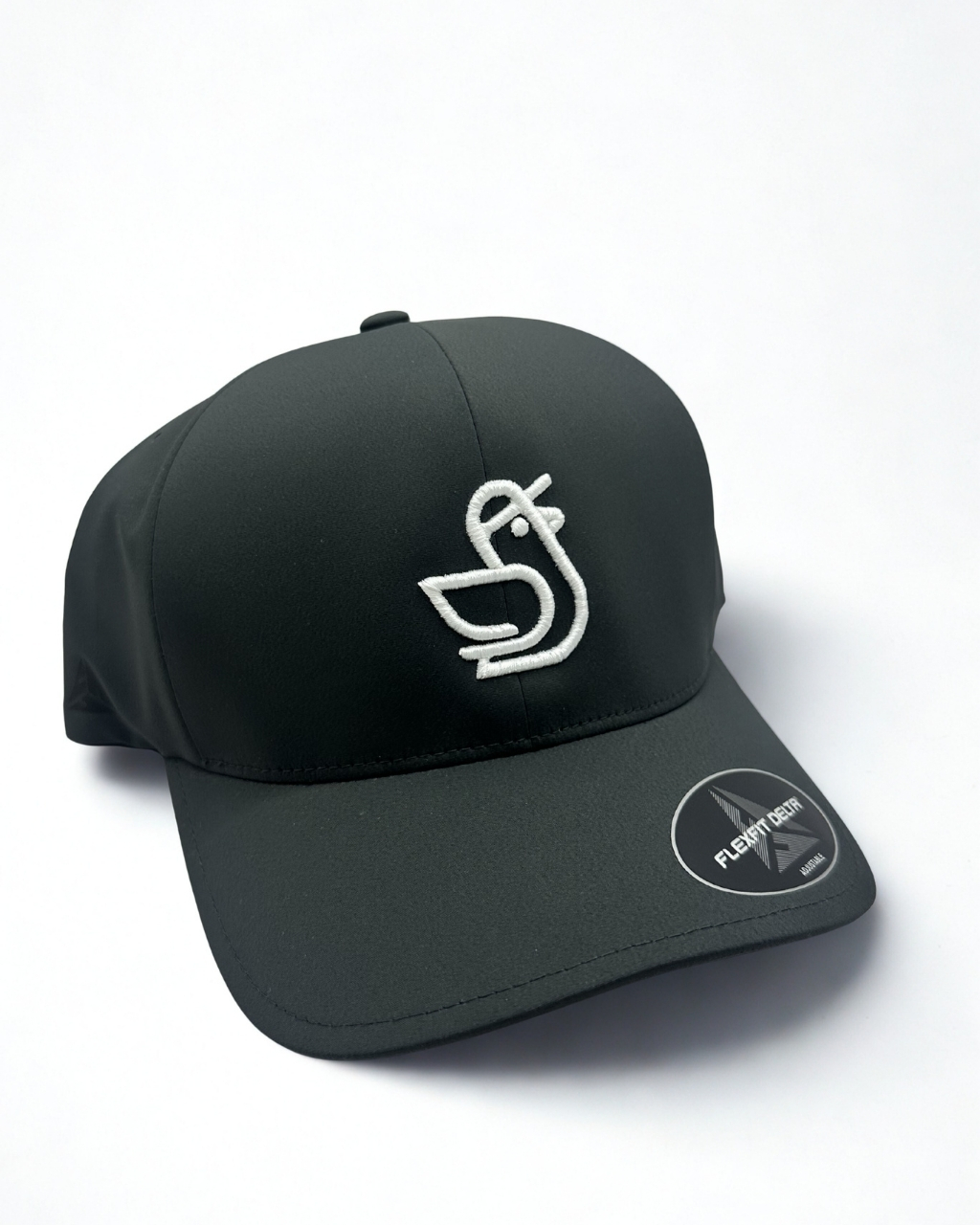 Premium Icon Dark Grey Cap – White Logo