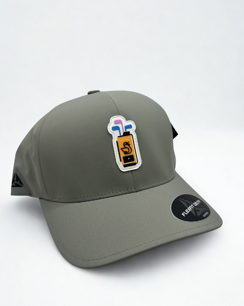 Premium Golf Bag Icon Cap - Light Grey