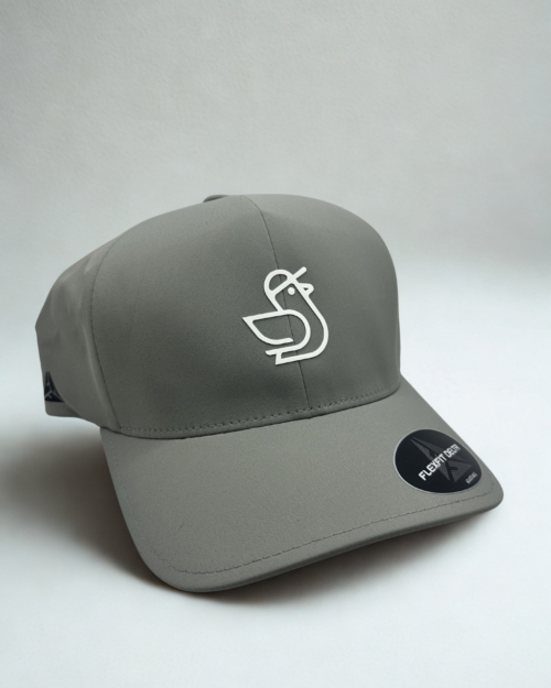 Premium Icon Light Grey Cap - White Logo