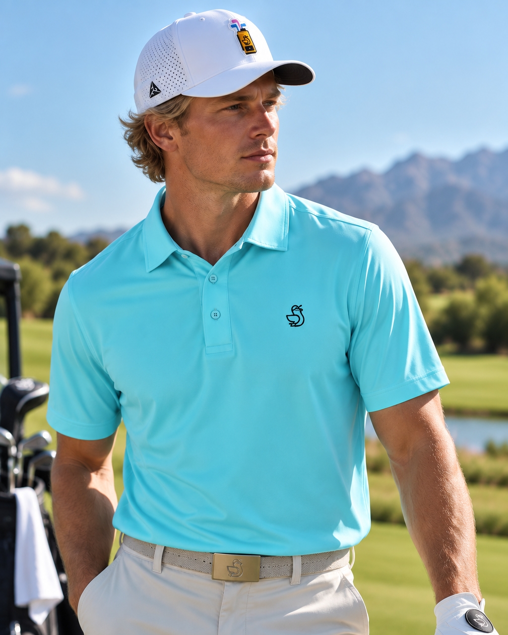 Dufftail FT Sky Blue Polo
